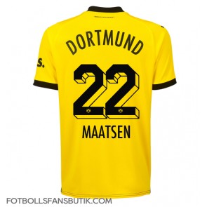 Borussia Dortmund Ian Maatsen #22 Replika Hemmatröja 2023-24 Kortärmad